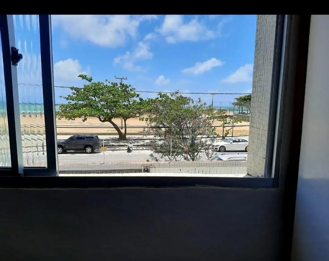 Lägenhet Jangadeiro II Residence Com Vista Para O Mar